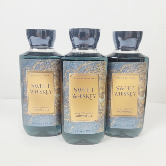 Bath & Body Works Other - Bath & Body Works Sweet Whiskey Shower Gel~Vitamin E Aloe~10 oz~Lot of 3